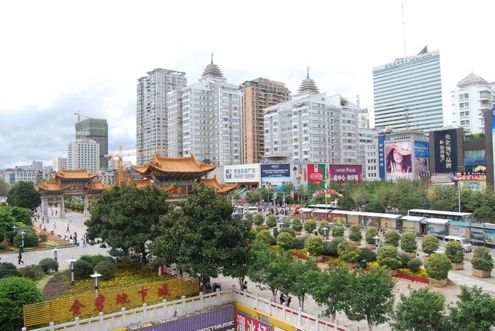 Downtown Kunming