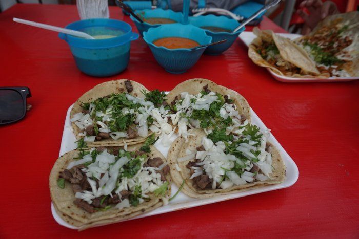 Backpacking Mexico street food