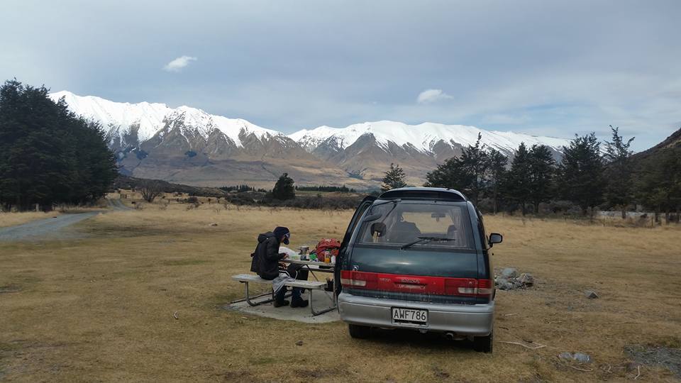 campervanning in NZ