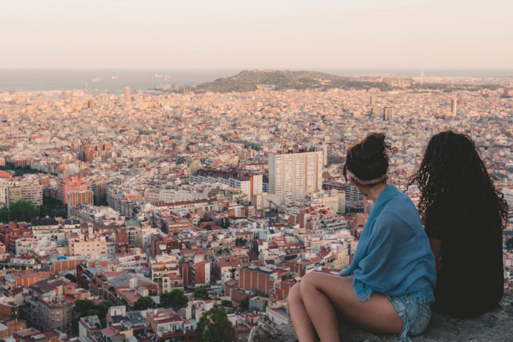best views while backpacking Barcelona