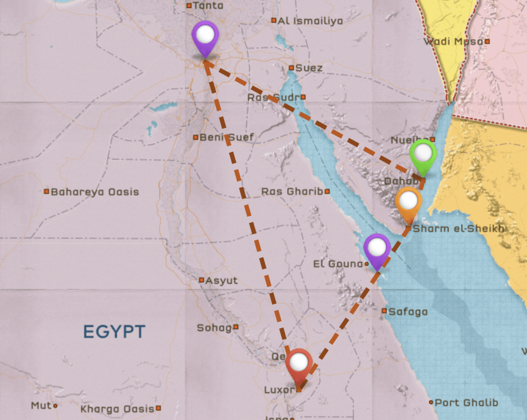 Backpacking Egypt (IN-DEPTH 2023 Travel Guide) - Egypt Itinerary 3 1050x836