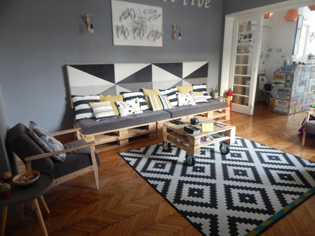 White Owl Hostel Belgrade best hostels in Belgrade. minimalistic clean communal area