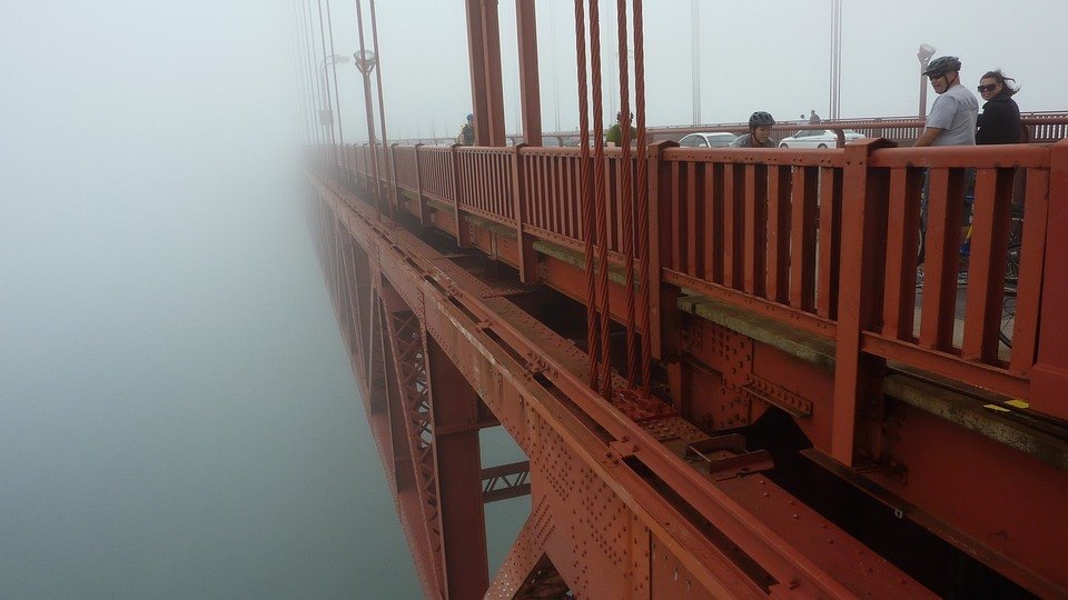 san francisco fog at golden gate