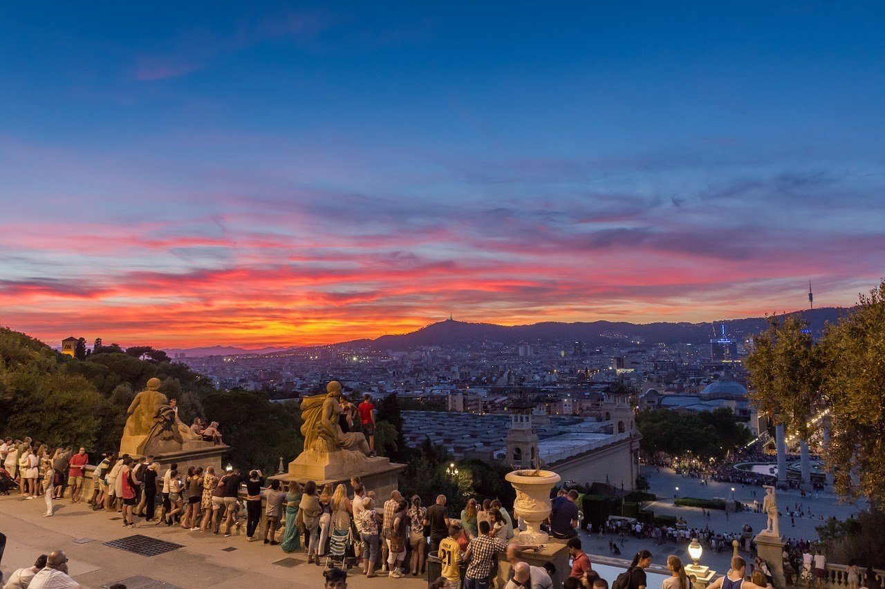 best places to watch sunset in Barcelona