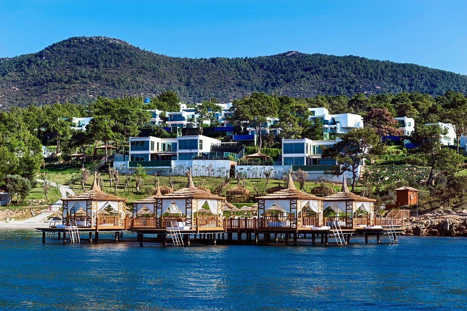 The luxury bungalows of Bodrum.