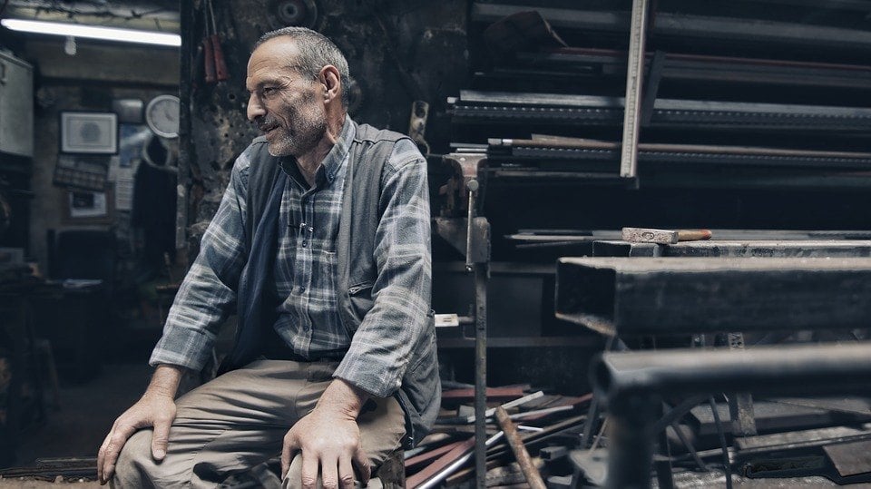 turkish man sitting down 