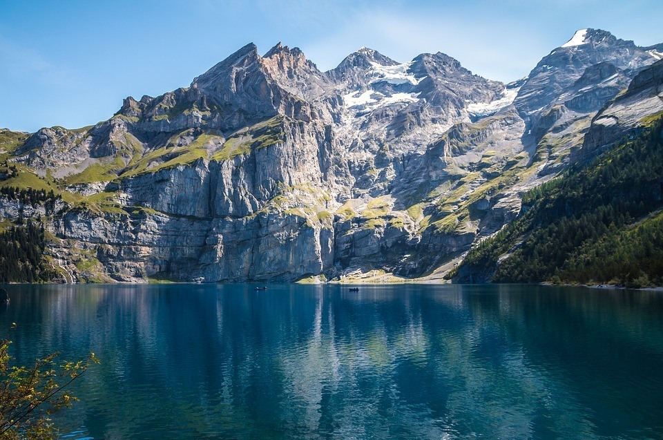 swiss alpine lake