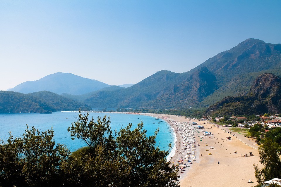 oludeniz beach turkish riviera