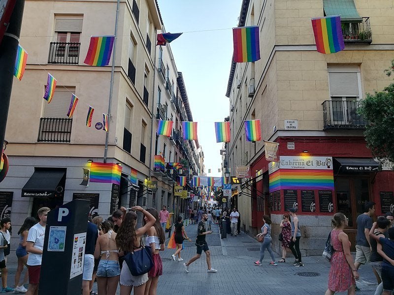 Chueca is where to stay in Madrid for all-night fun!