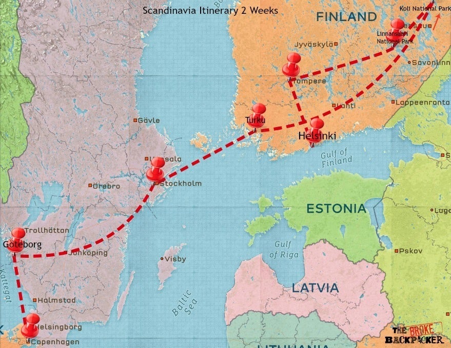 scandinavia travel itinerary 2 weeks scandinavia travel itinerary 2 weeks