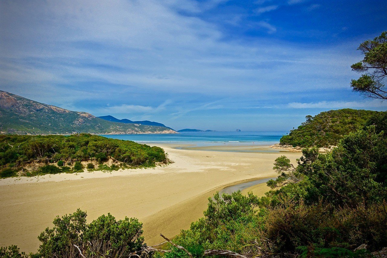 A tidal river in Wilson's Promontory. 