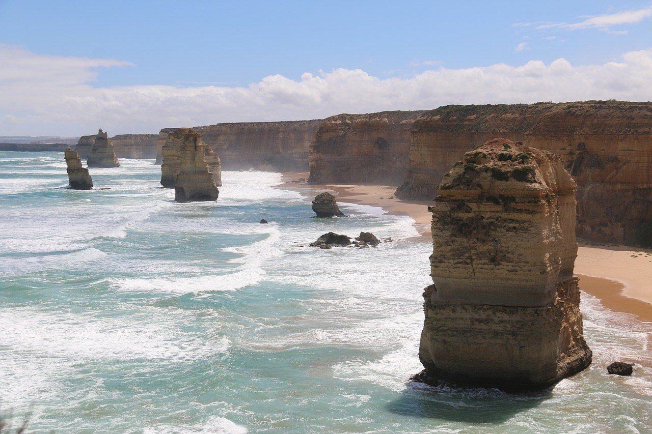 The Twelve Apostles of the Great Ocean Road.