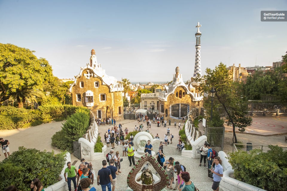 Contemplate the surreal buildings at Park Güell