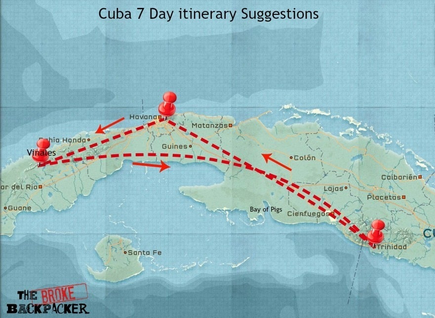 Cuba 7 day itinerary Cuba 7 day itinerary