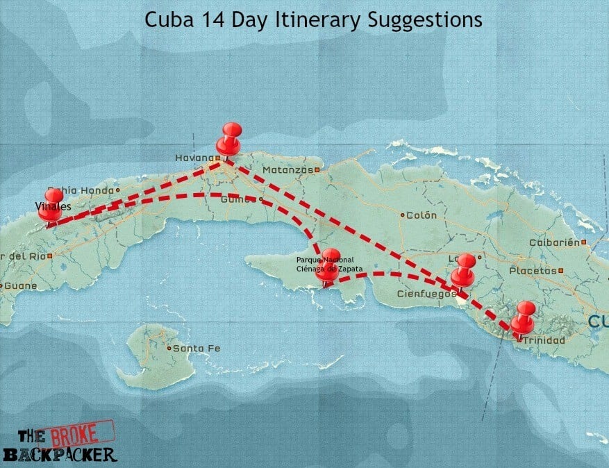 Cuba 14 day itinerary Cuba 14 day itinerary