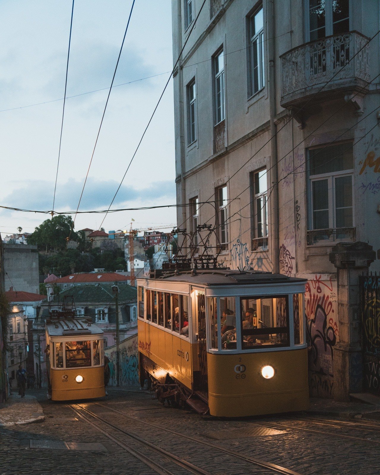 Trams in Lisbon