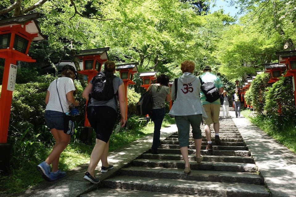 Hike in the stunning scenery of nearby Kibune