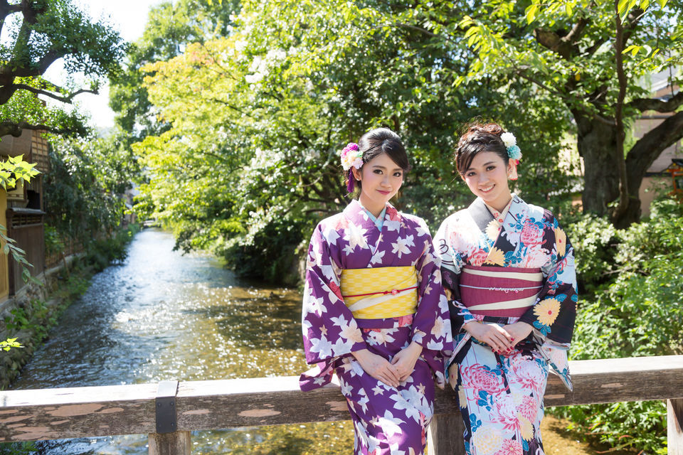Renting a kimono - Popular tourist activity in Kyoto