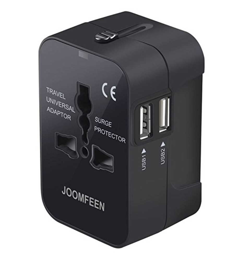 JOOMFEEN Universal Power Adapter gifts for travelers