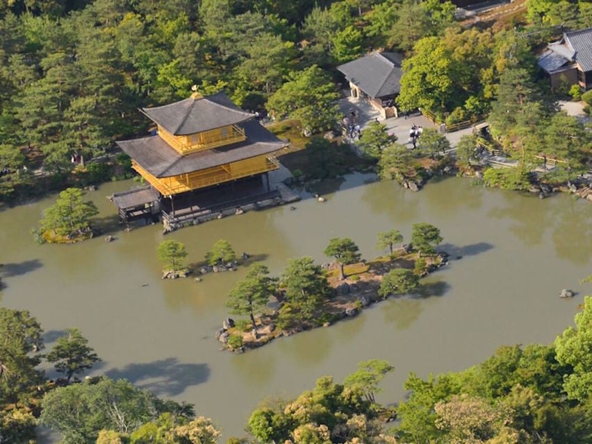 Helicopter tour over Kyoto