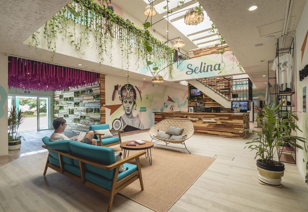 Selina Hostel Downtown best hostels in Cancun