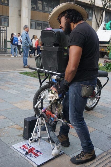 Bogota Street Performer