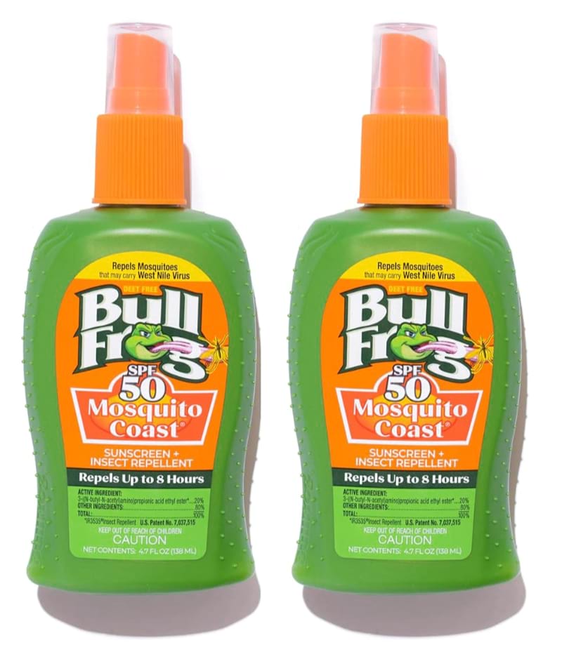 bullfrogs mosquito repellent plus sun screen