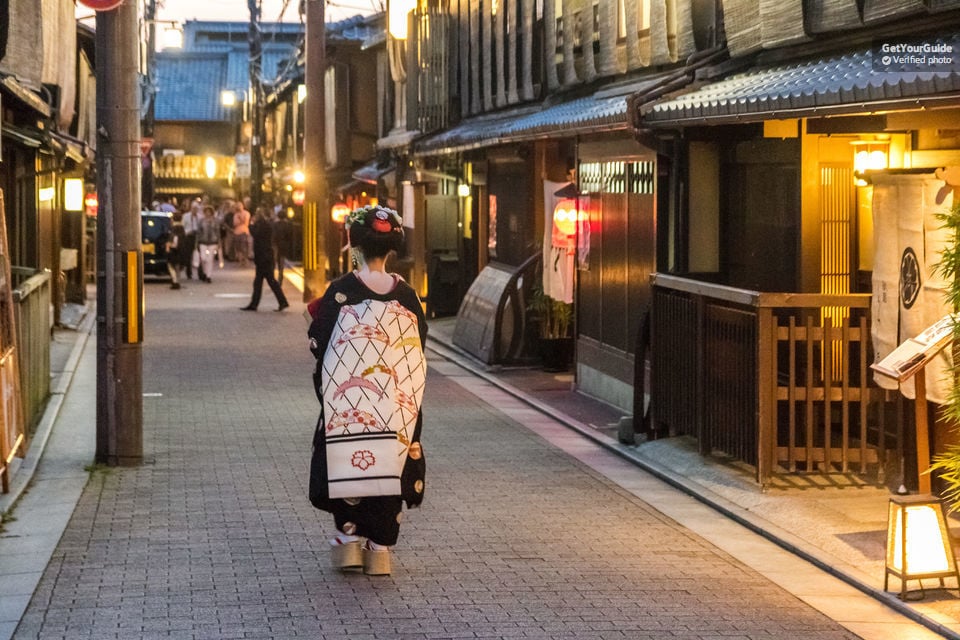 The geisha district, Gion - a must-see in Kyoto