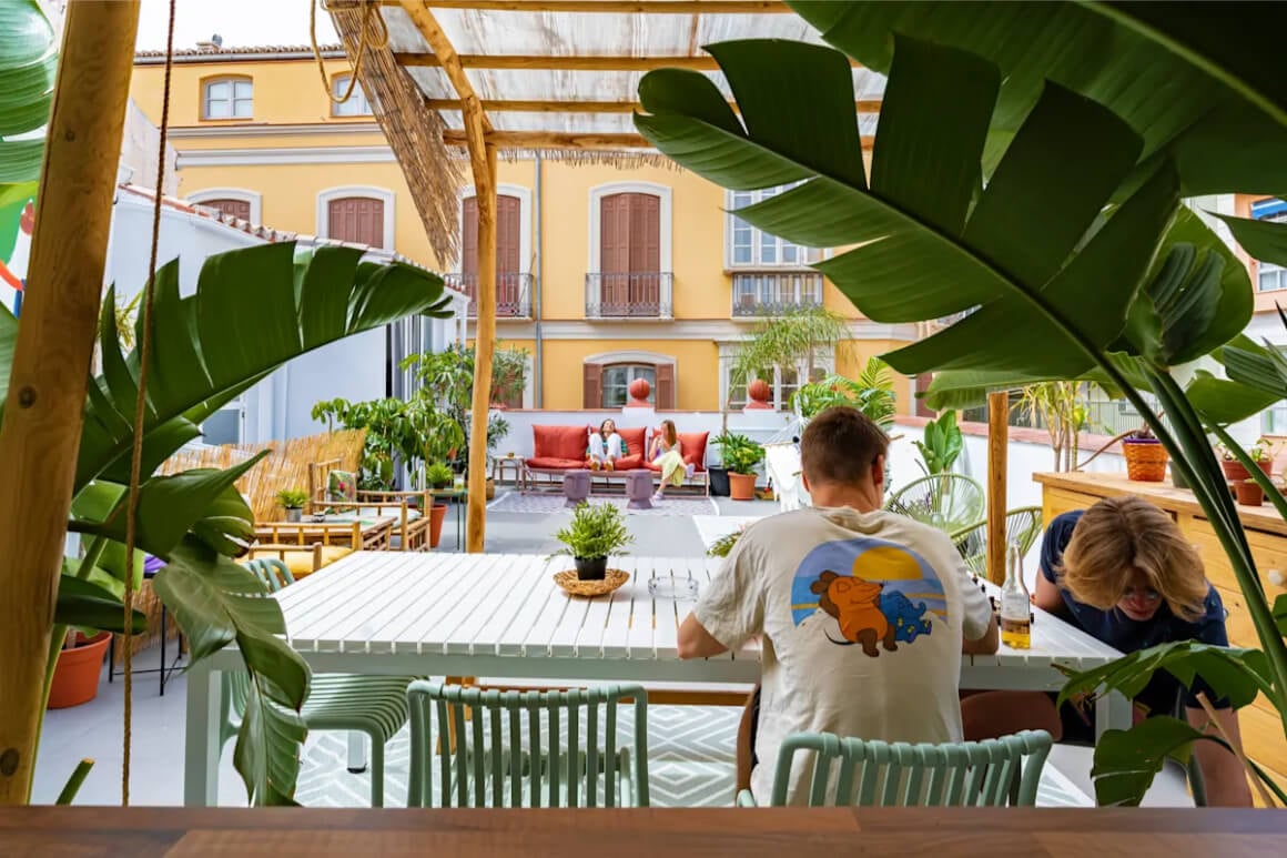 the urban jungle rooftop hostel