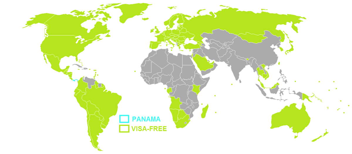 map of panama visa requirements 