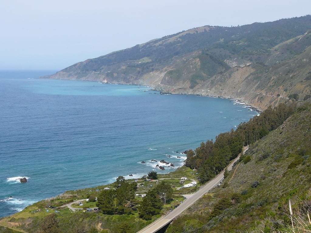 Kirk Creek: big sur beach camping