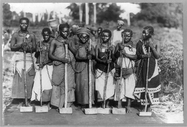 women working on road tanzania