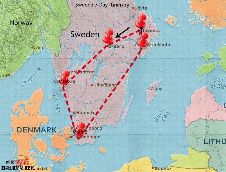 backpacking sweden travel itinerary backpacking sweden