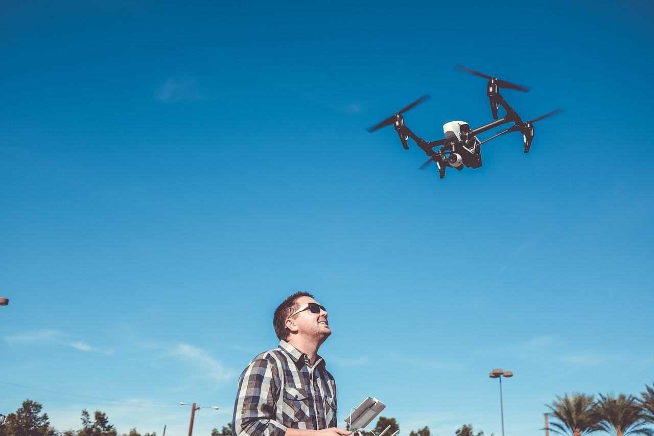 drone with pilot