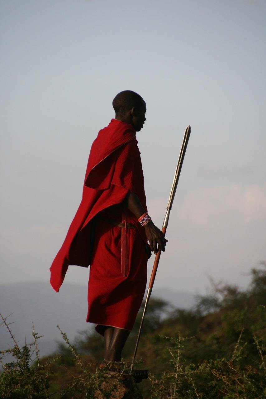 maasai warrior in tanzania