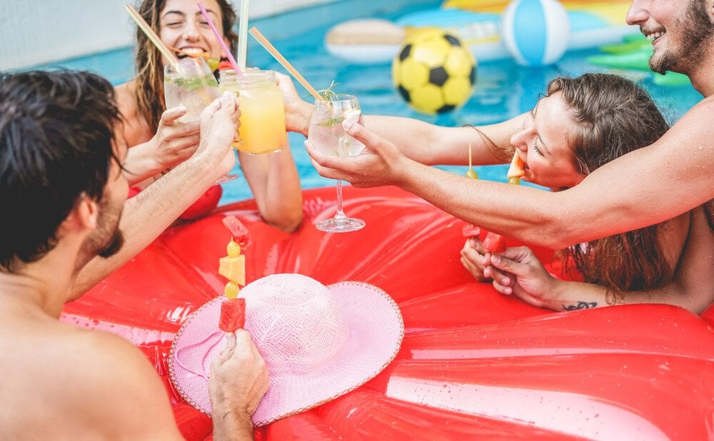 Get silly at Mrs Sippys pool party