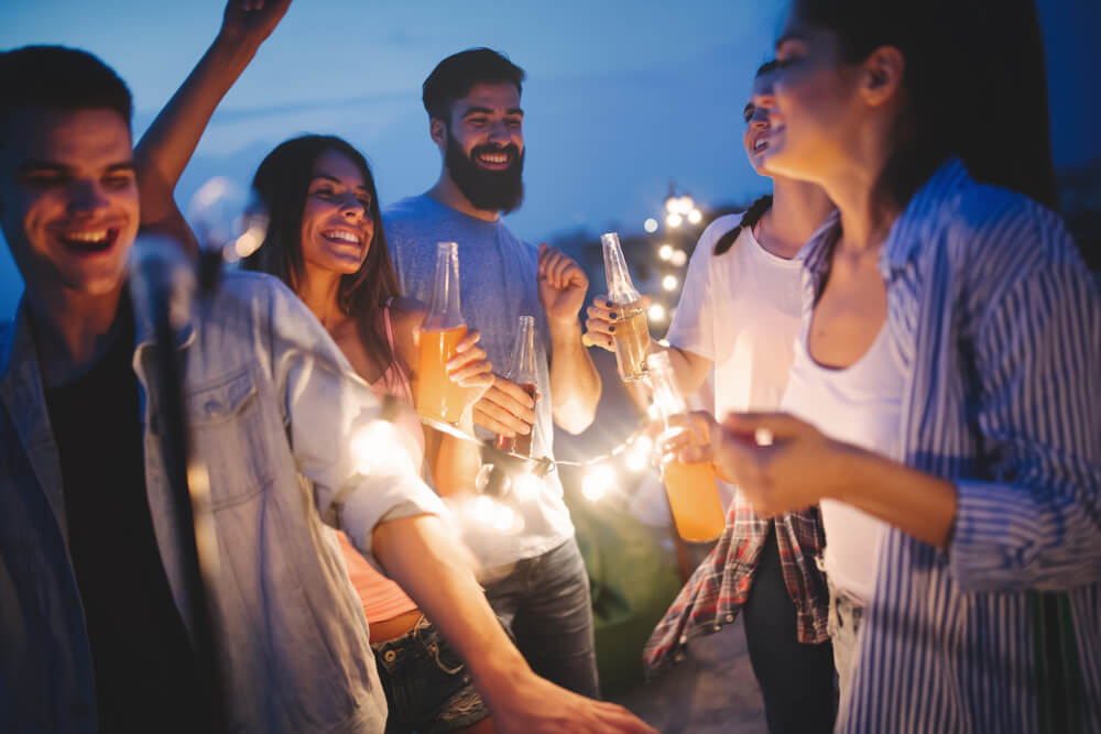 Go party on the roof of an abandoned mall