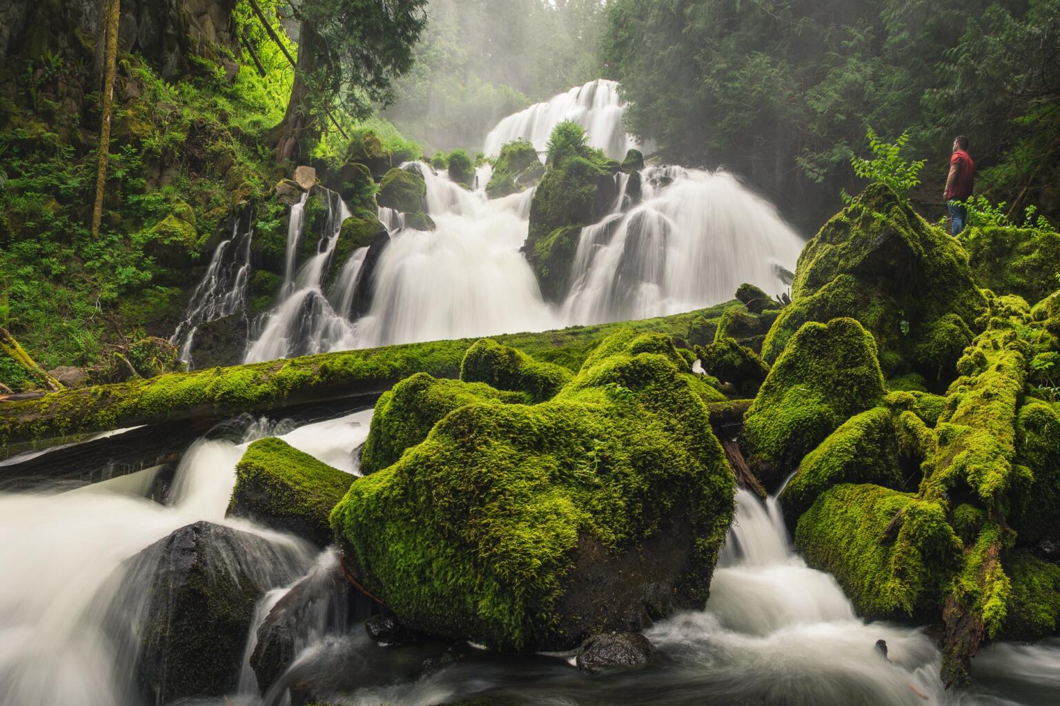 hidden waterfall marion falls in oregon