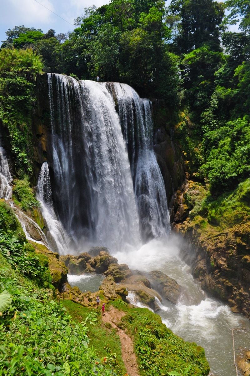 Honduras is brimming with beautiful landscapes to discover seen here at Cataract falls.