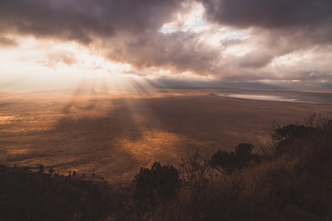 Sunrise over the Ngorongoro Crater | Photo by Ana Pereira