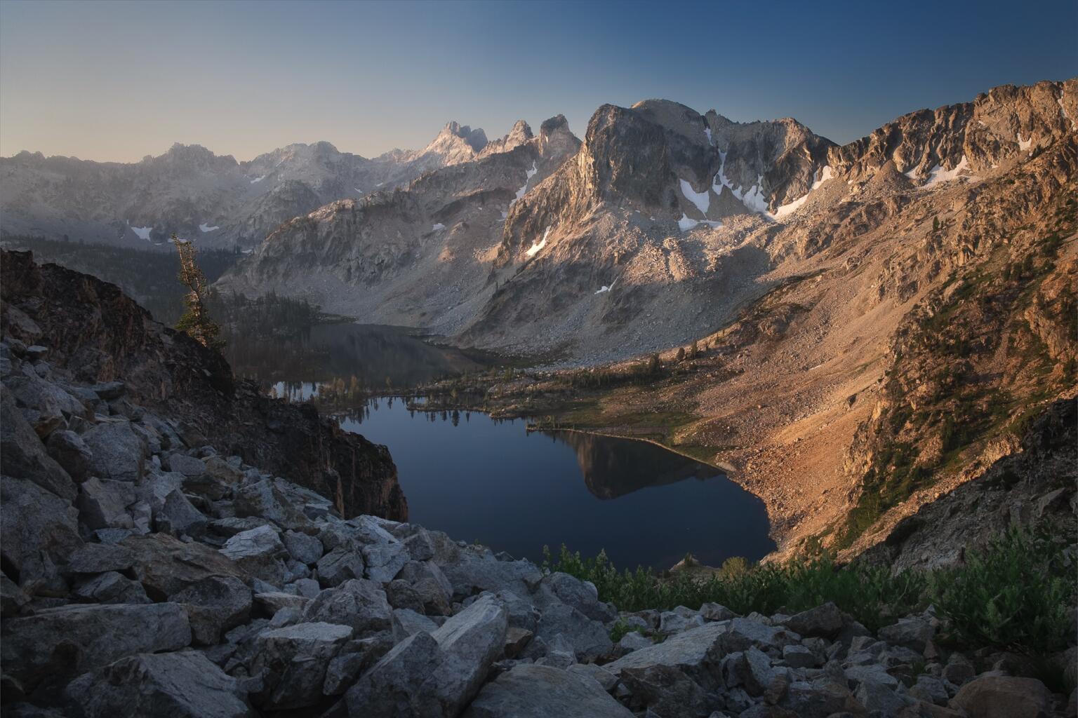 North Idaho mountains in the USA