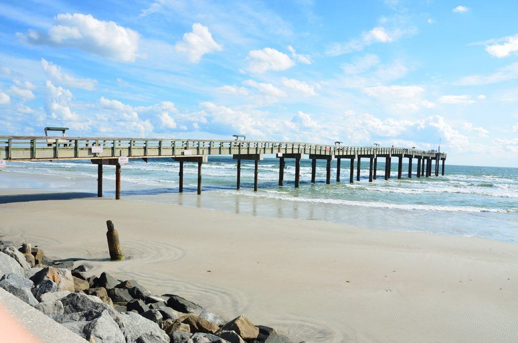 st augustine beach boarwalk florida