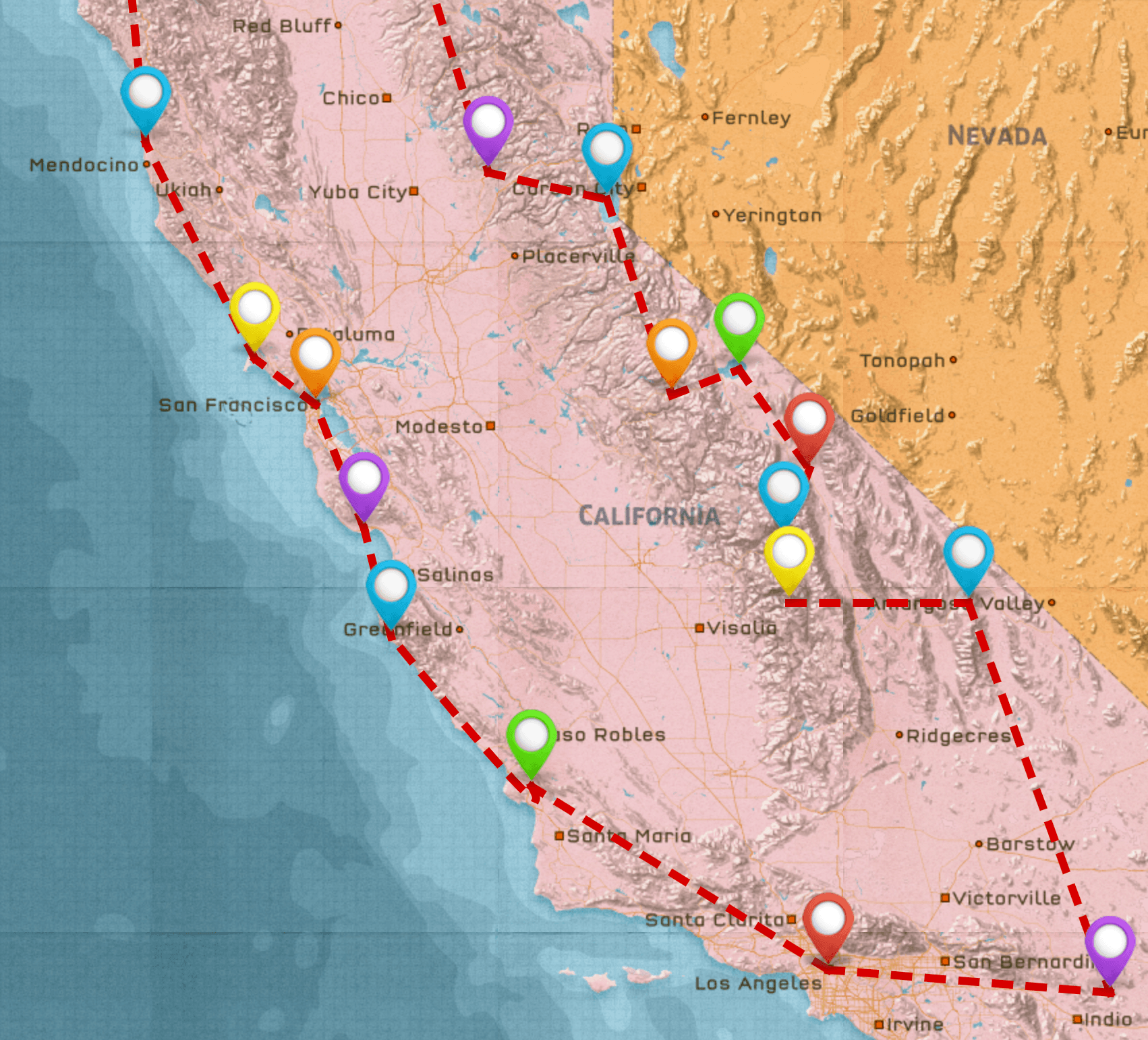 California Itinerary for Hiking and National Parks