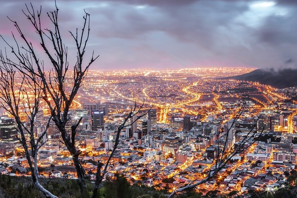 é seguro a noite na Cidade do Cabo