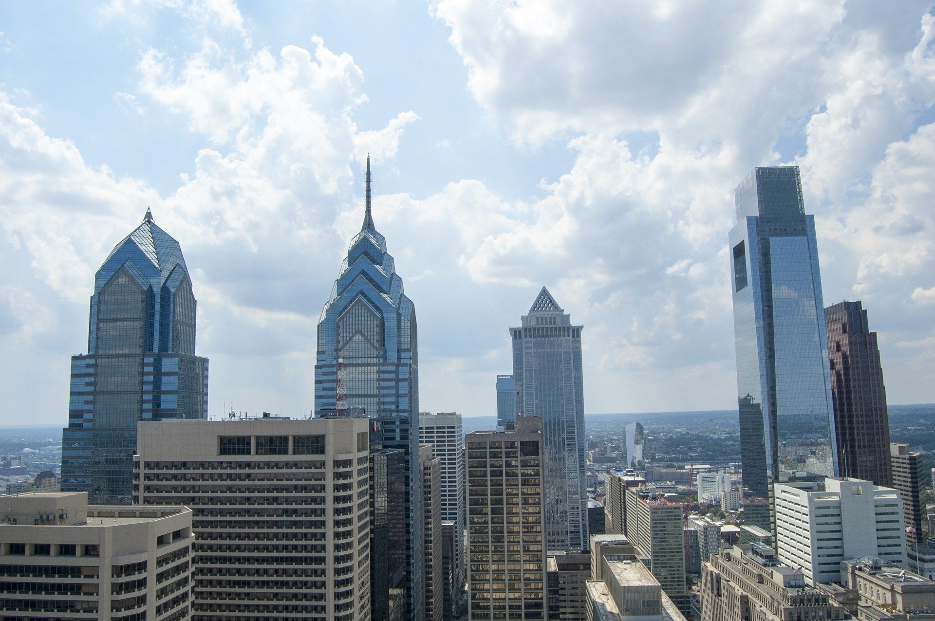 Center City skyline in Philadelphia