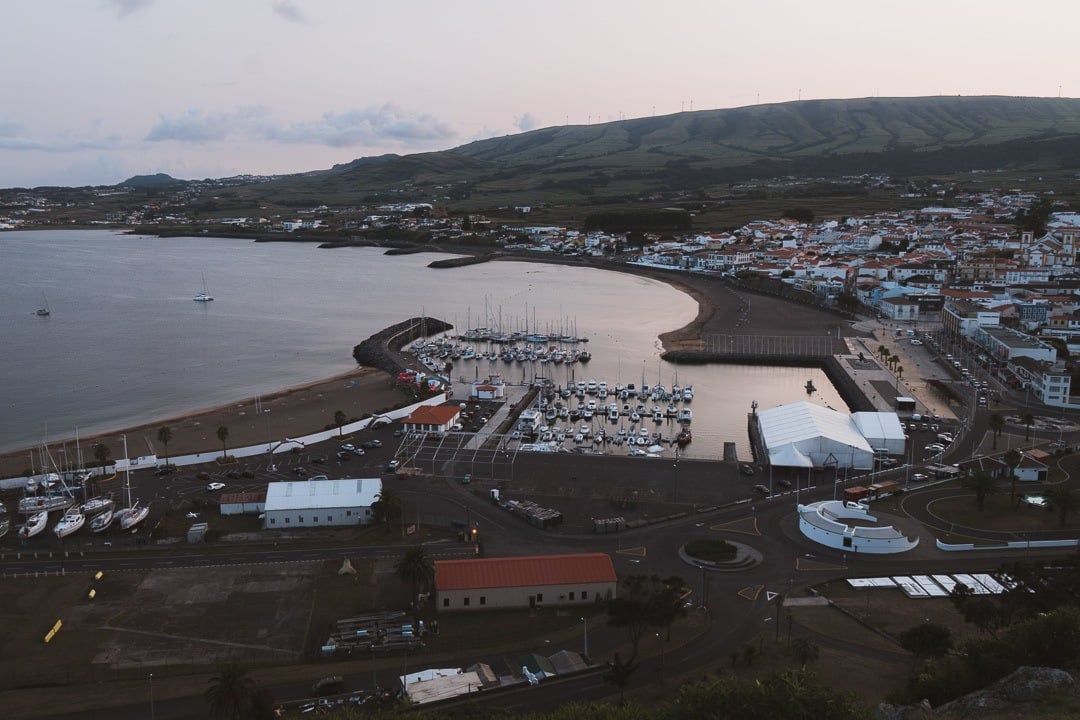 Praia do Victoria on Terceira