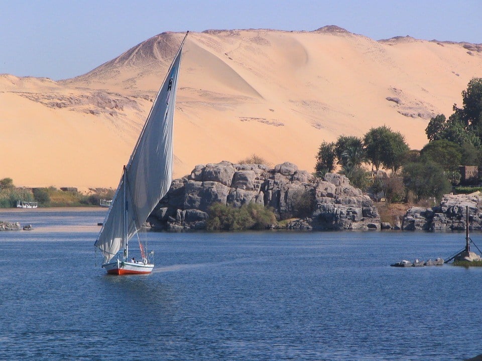 zeilen in Egypte