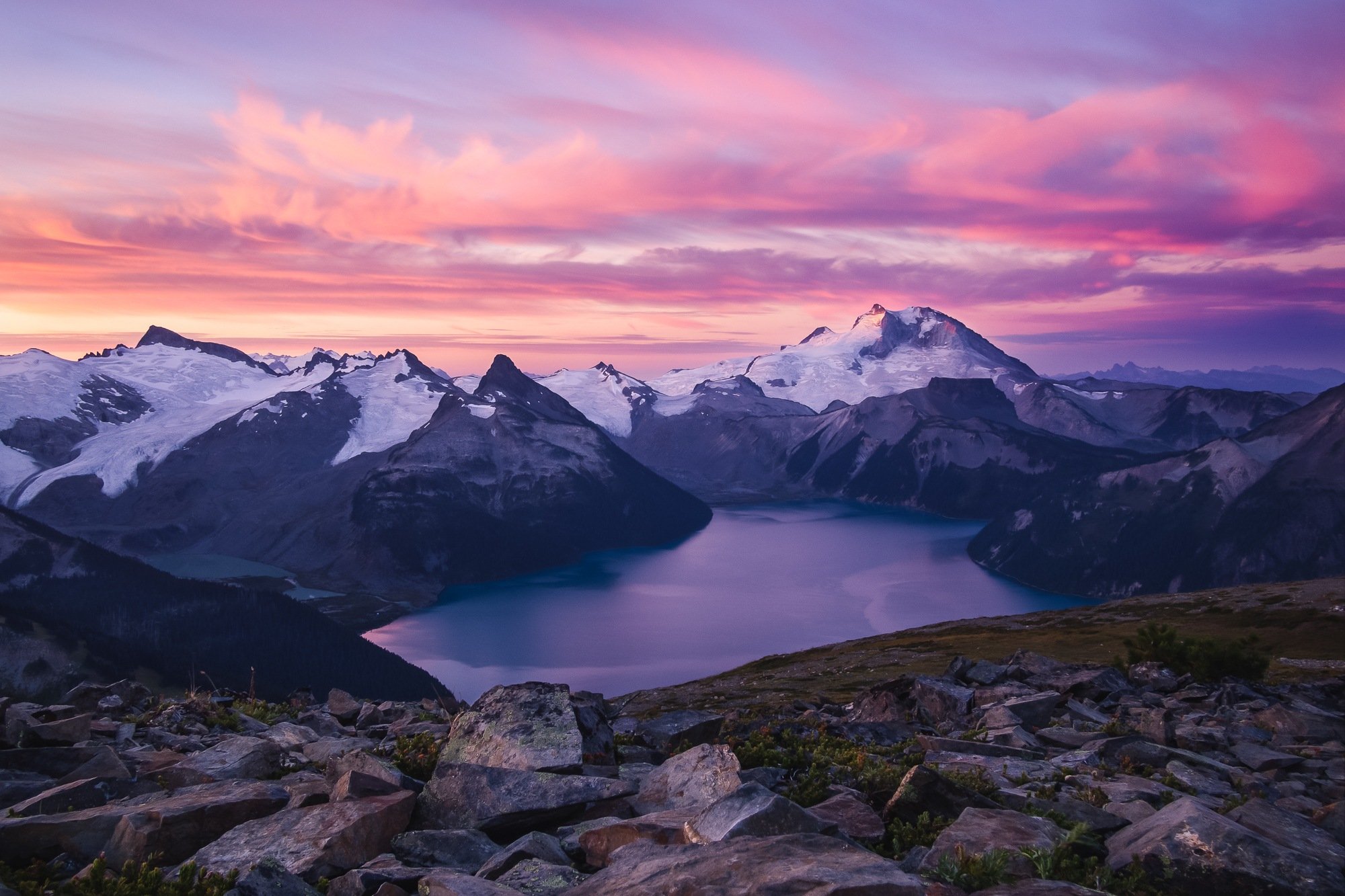 garibaldi sunrise canada photography roaming ralph