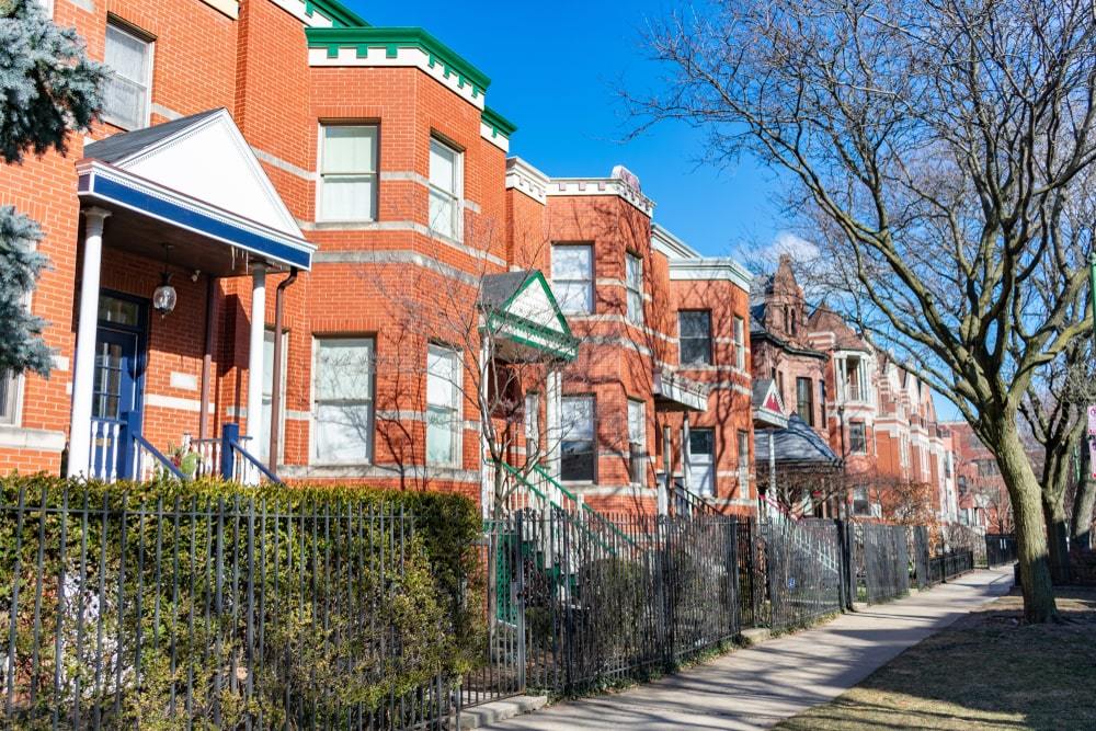 Wicker Park row of houses