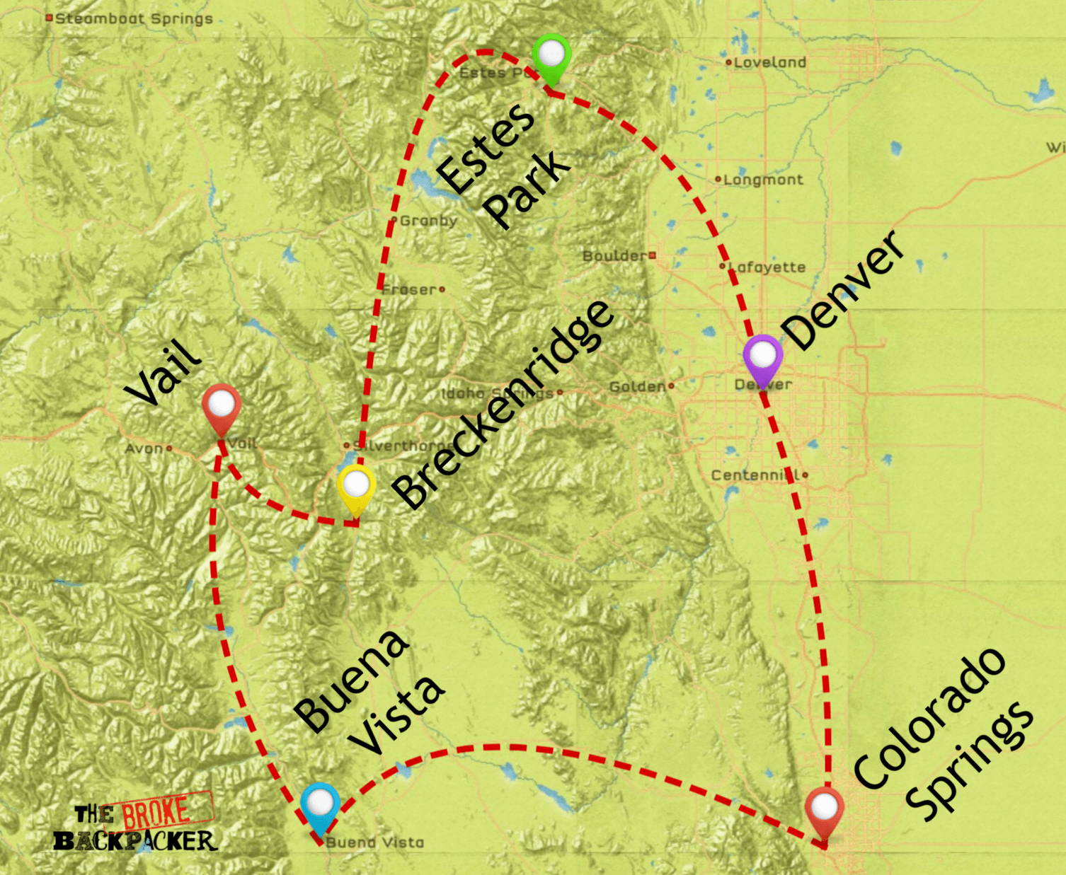 colorado itinerary days